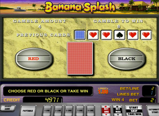 Dublarea jocului de jocuri mecanice Banana Splash