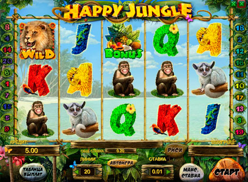 Happy Jungle jucați slotul online