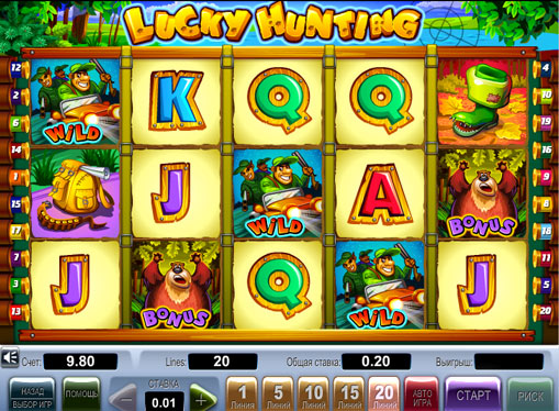 Lucky Hunting jucați slotul online